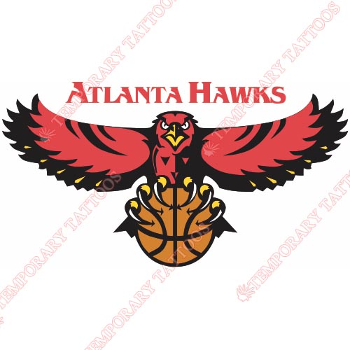 Atlanta Hawks Customize Temporary Tattoos Stickers NO.904